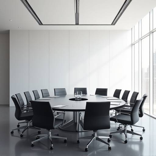 Ein Meeting in einem modern gestalteten Raum von RaumGestalter