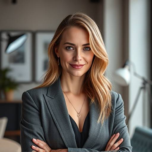Porträt von Sarah Müller, Raumdesignerin bei RaumGestalter