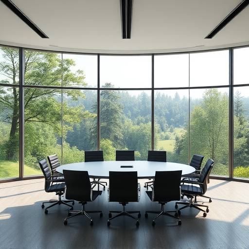 Tagungsraum mit Blick ins Grüne